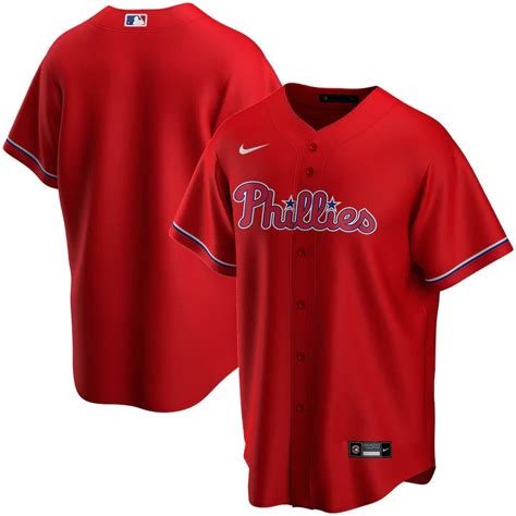 men's philadelphia phillies nike red alternate replica team jersey|Men's Philadelphia Phillies Nike Red Alternate 2020 Replica Team Jersey.